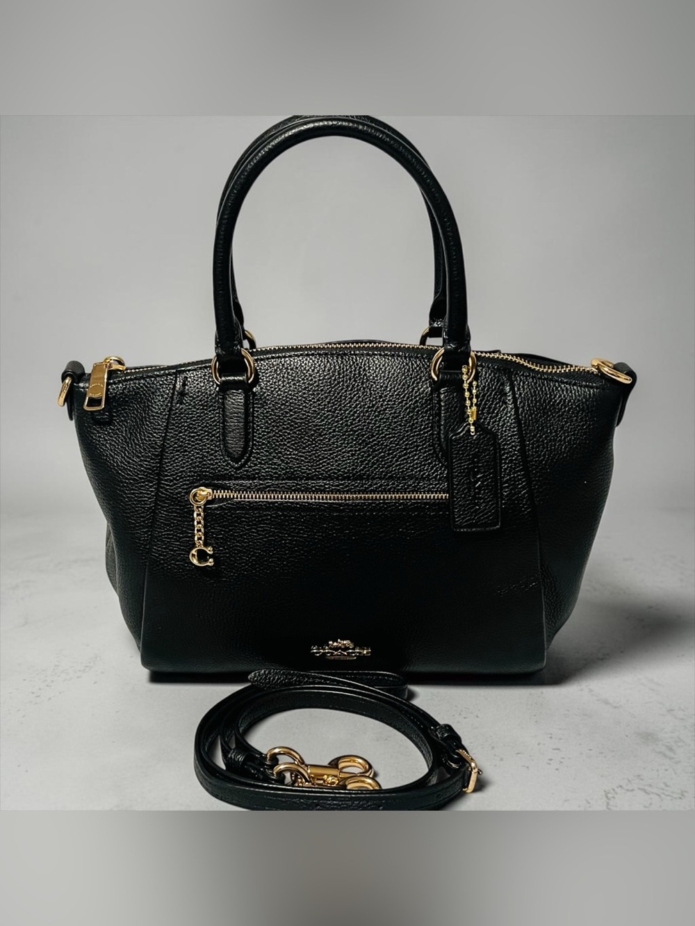 Coach Elise Pebble Leather Satchel - Picture 12 of 12